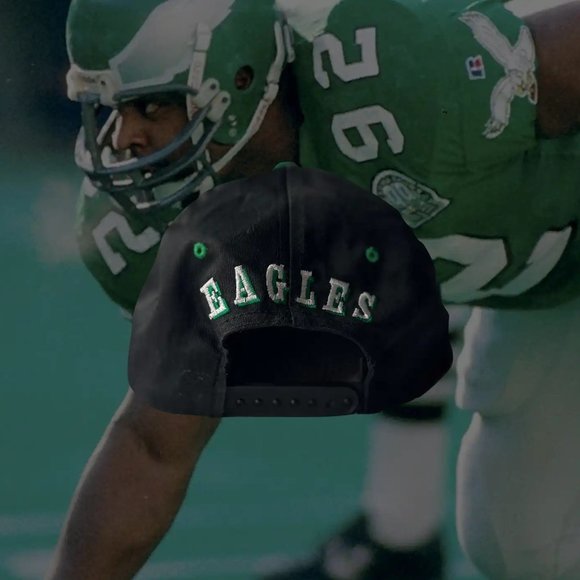 Vintage Philadelphia Eagles 90s Snapback Hat - Picture 3 of 4